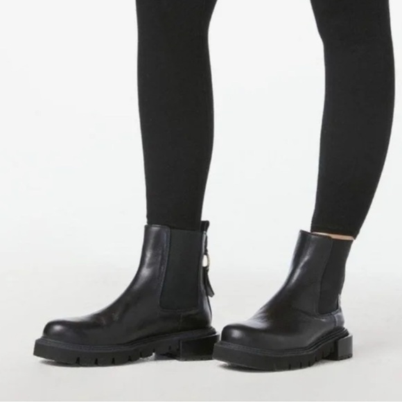 New! Frame 'Le London' Chelsea Booties Black Leather 9 US 39.5 EU 39 - Picture 2 of 10